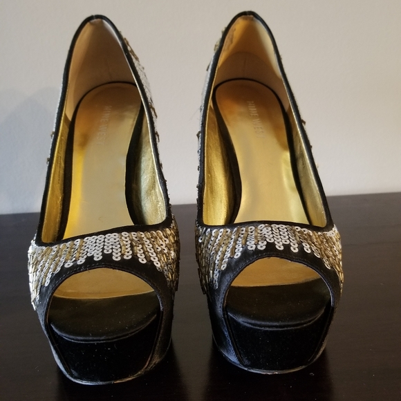 Nine West sequin party shoes - Picture 6 of 8